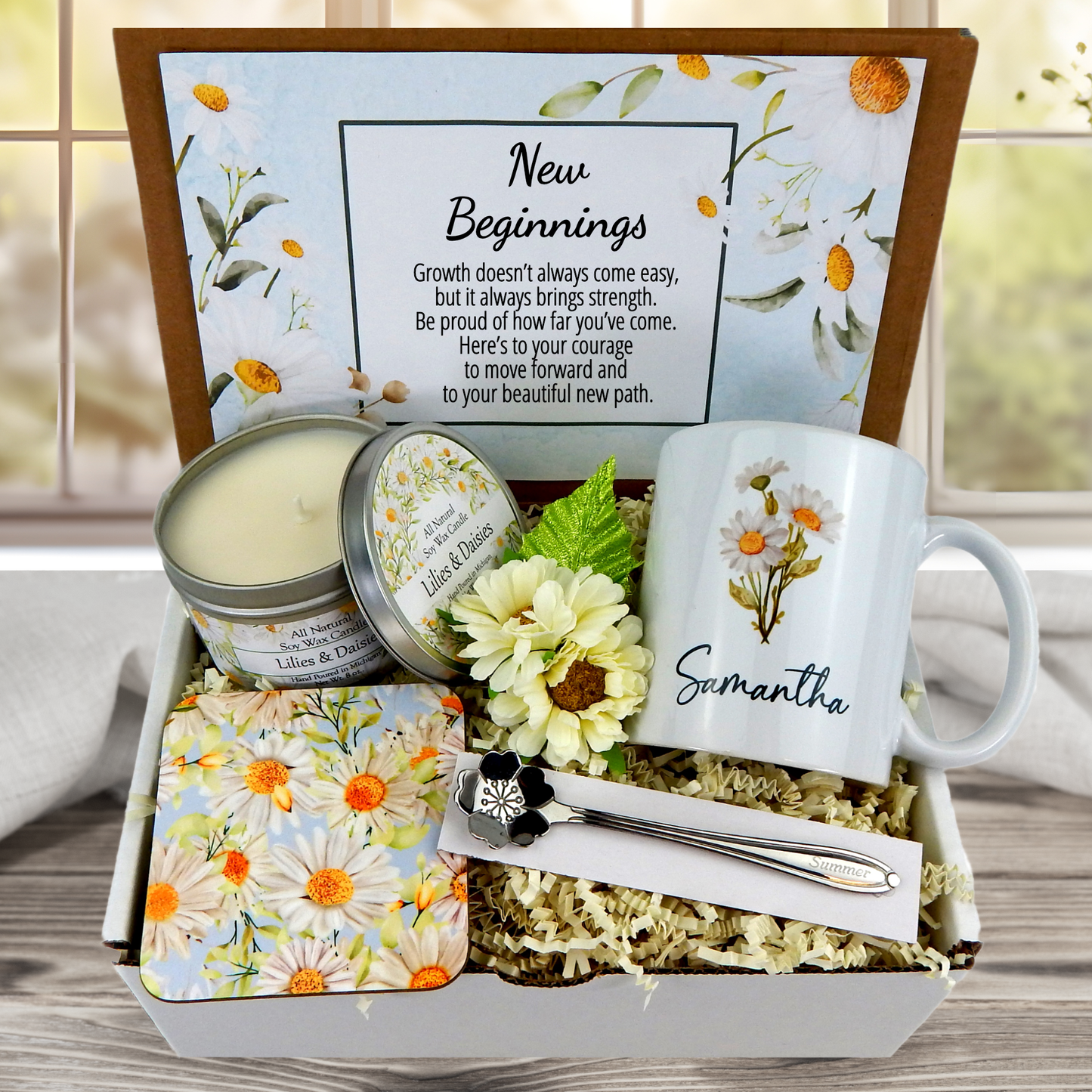 New Beginnings Gift Basket - Gift for Starting Over