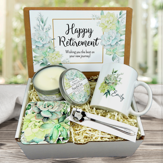 Personalized Retirement Gift with Coffee Mug