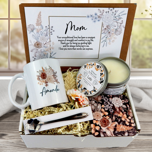 Mom Present with Keepsake Mug and Meaningful Card