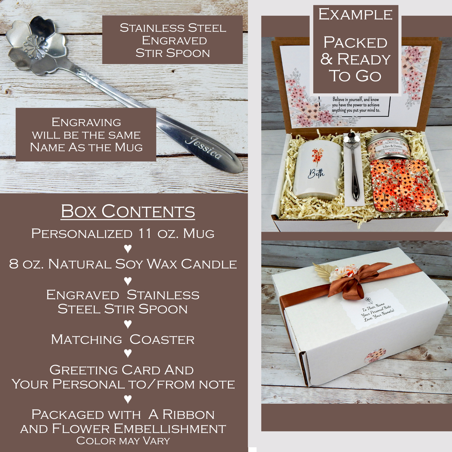 List of gift box contents