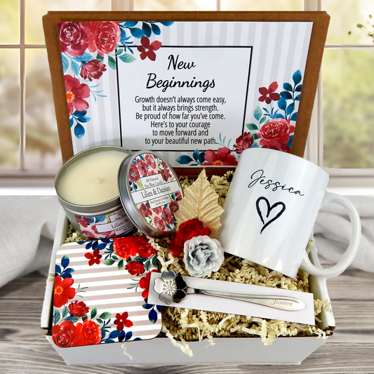 New Beginnings Gift Basket - Gift for Starting Over