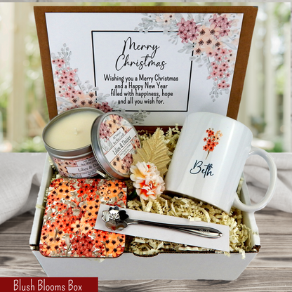 Corporate Christmas Gift Box with Personalized Coffee Mug