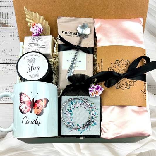 Gift for Sister-In-Law for Birthday - Personalized Spa Gift Basket