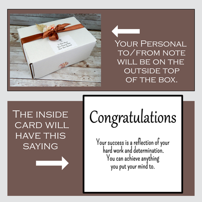 congratulations card saying for the gift boxes
