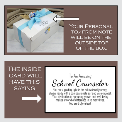 School Guidance Counselor Gift with Meaningful Message and Personalized