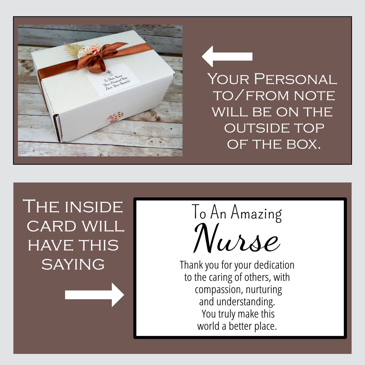 Nurse Appreciation Week 2024 - Gift Basket for Nurses - RN Present with Personalized Mug