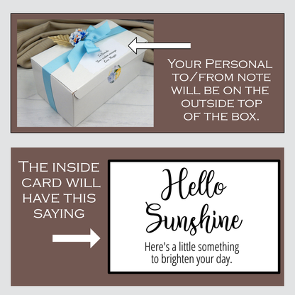 Hello Sunshine Gift Box with Personalized Mug