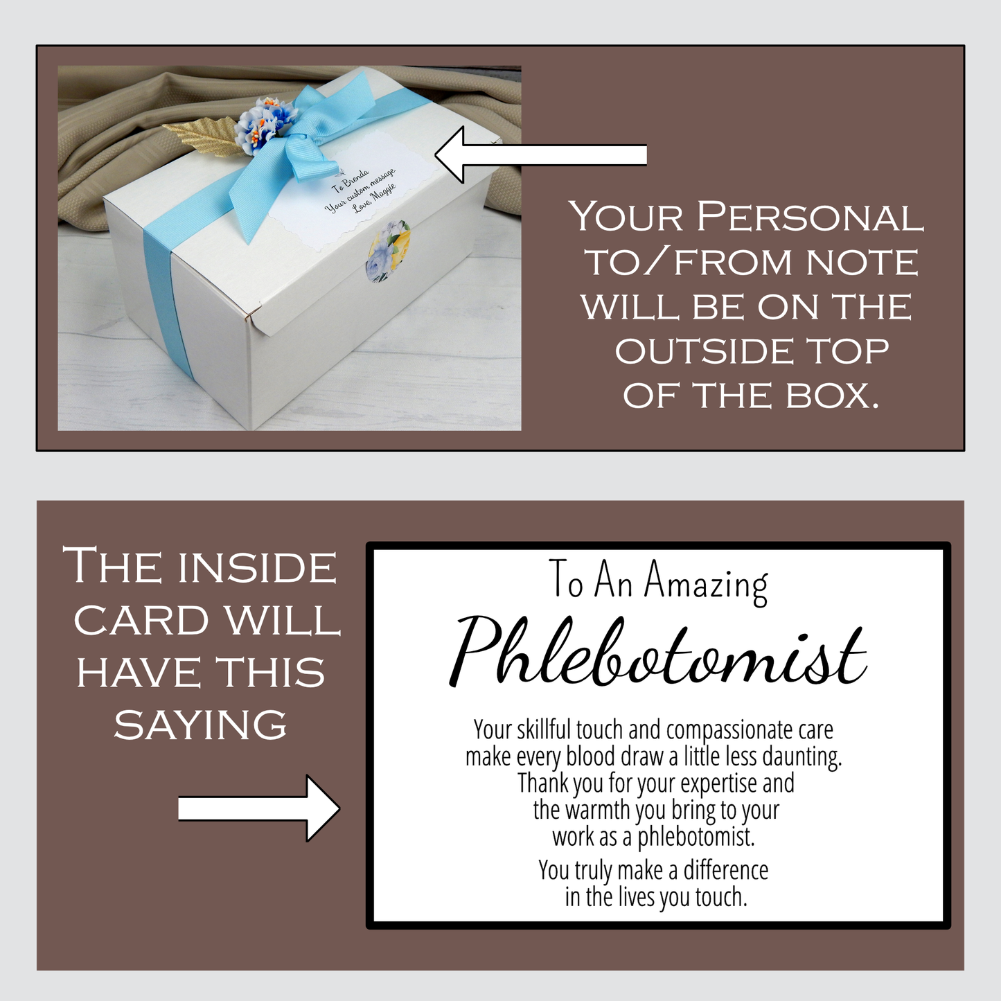 Phlebotomist Gift Basket - Appreciation Day, Birthday, Newly Certified