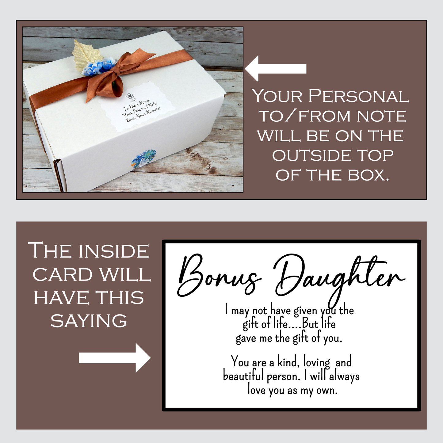 Bonus Daughter Gift - Birthday Gift for Stepdaughter