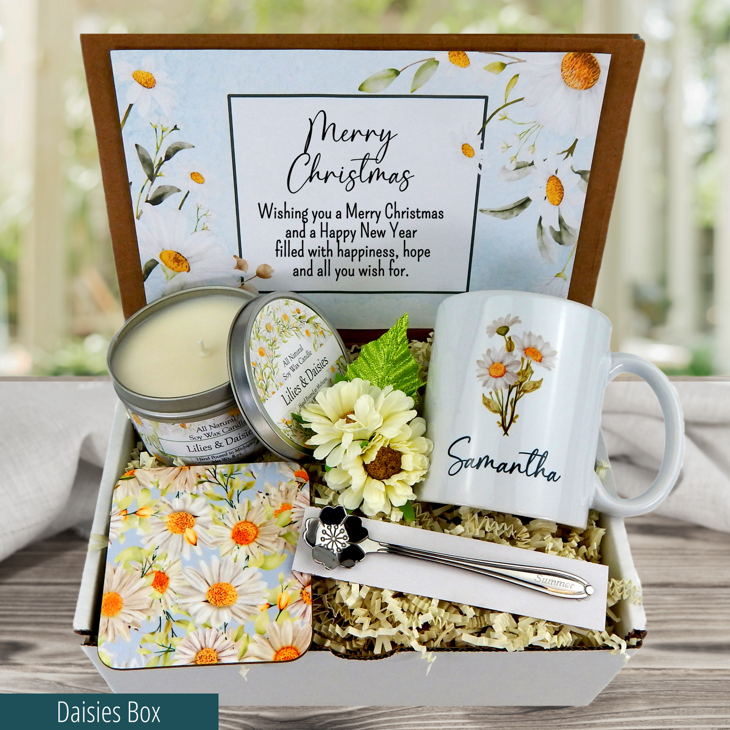 Corporate Christmas Gift Box with Personalized Coffee Mug