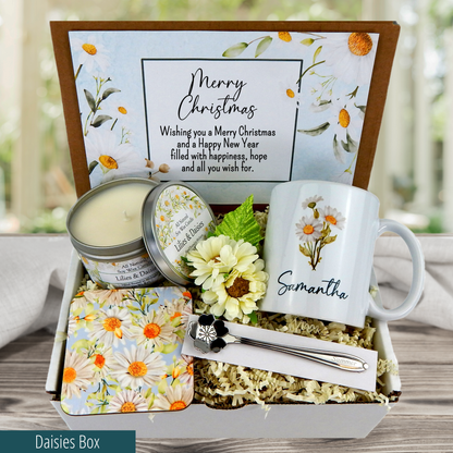 Corporate Christmas Gift Box with Personalized Coffee Mug