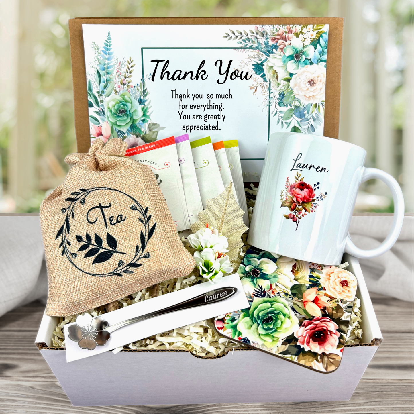 Thank You Gift for Tea Lover - Appreciation Gift with Assorted Tea