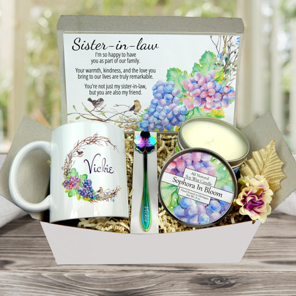 Sister-In-Law Gift Basket with Personalization