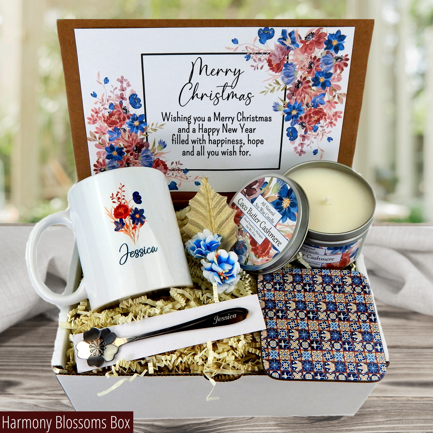 Corporate Christmas Gift Box with Personalized Coffee Mug