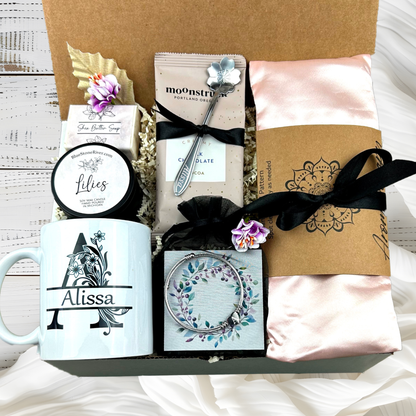 Gift for Sister-In-Law for Birthday - Personalized Spa Gift Basket