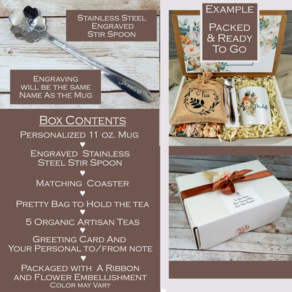 Self-care Gift Box for Women - Hygge Tea Set Luxury Gift Basket