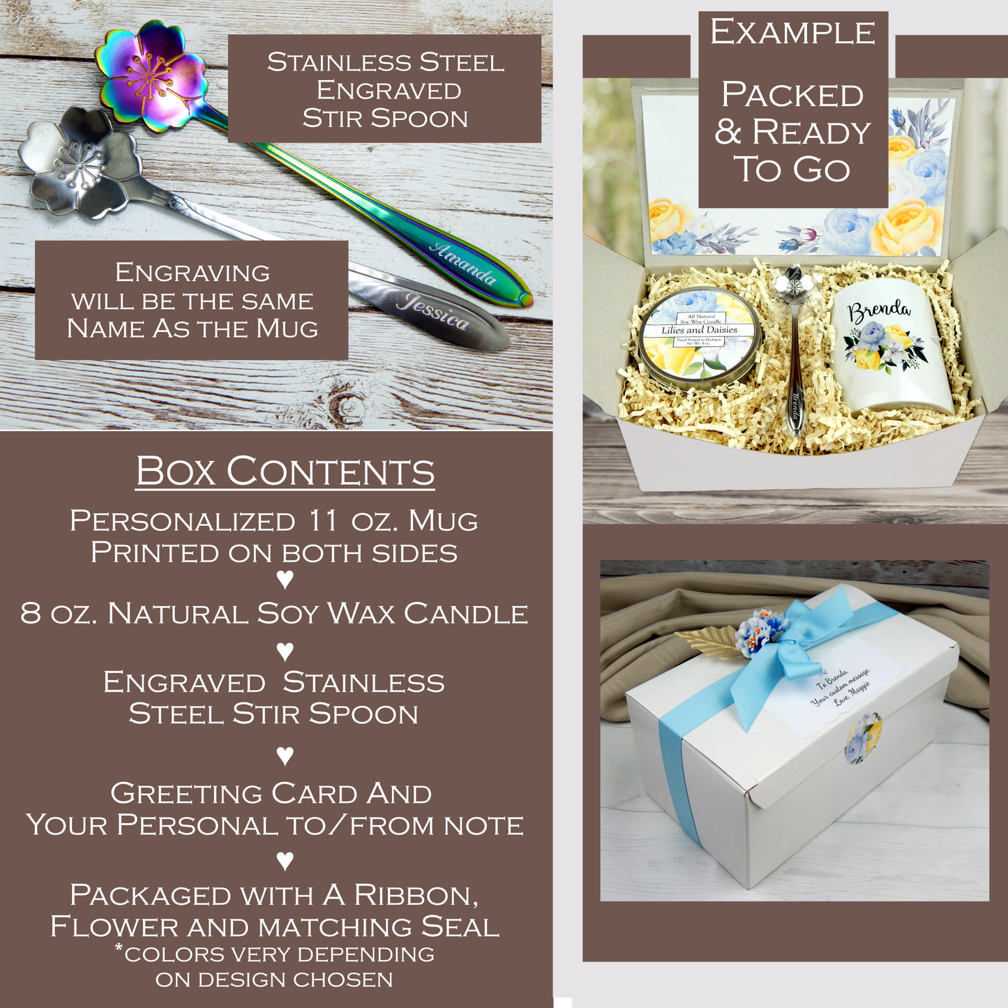 Hug In A Box Encouragement Gift - Thinking Of You Care Package - Self Care Basket