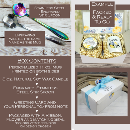 Hug In A Box Encouragement Gift - Thinking Of You Care Package - Self Care Basket