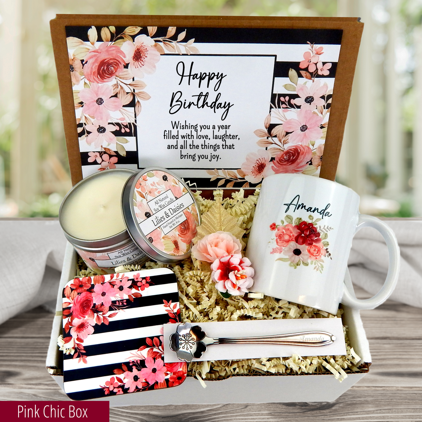 Personalized Birthday Gift with Custom Mug and Birthday Card