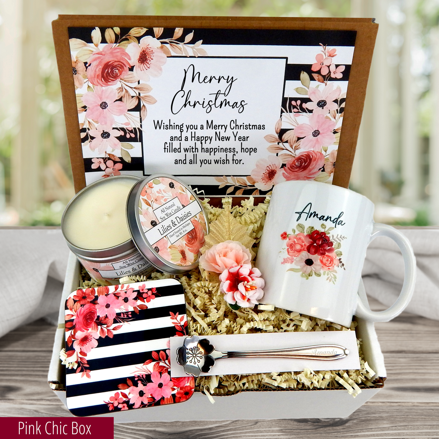 Corporate Christmas Gift Box with Personalized Coffee Mug