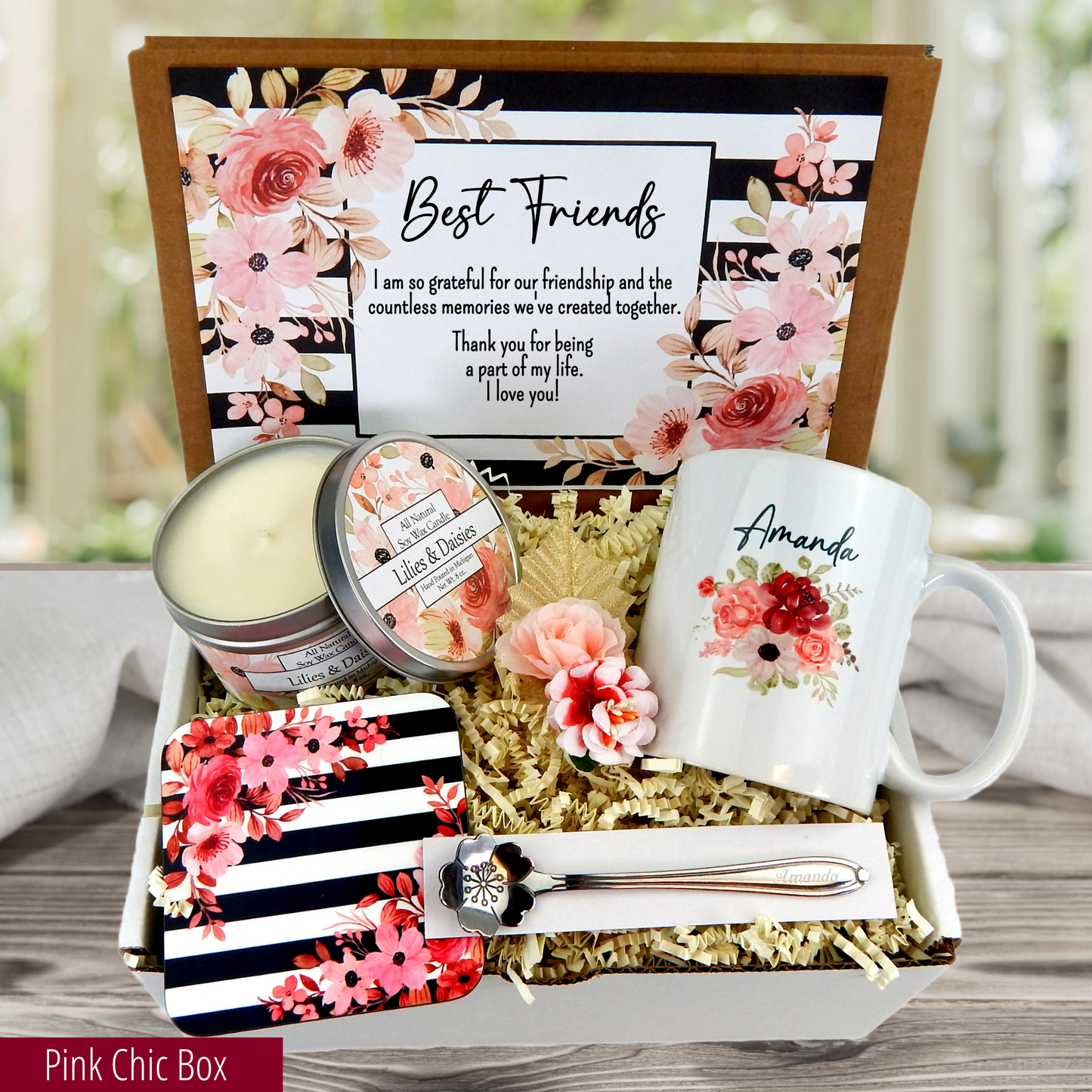 A Special Gift for Your Soul Sister: Personalized Mug, Spoon, and Candle