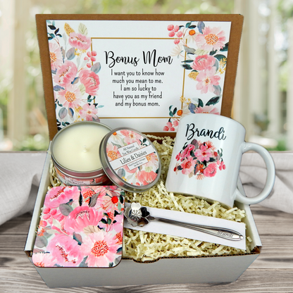 Step Mom Gift Basket - Personalized Gift for Bonus Mom