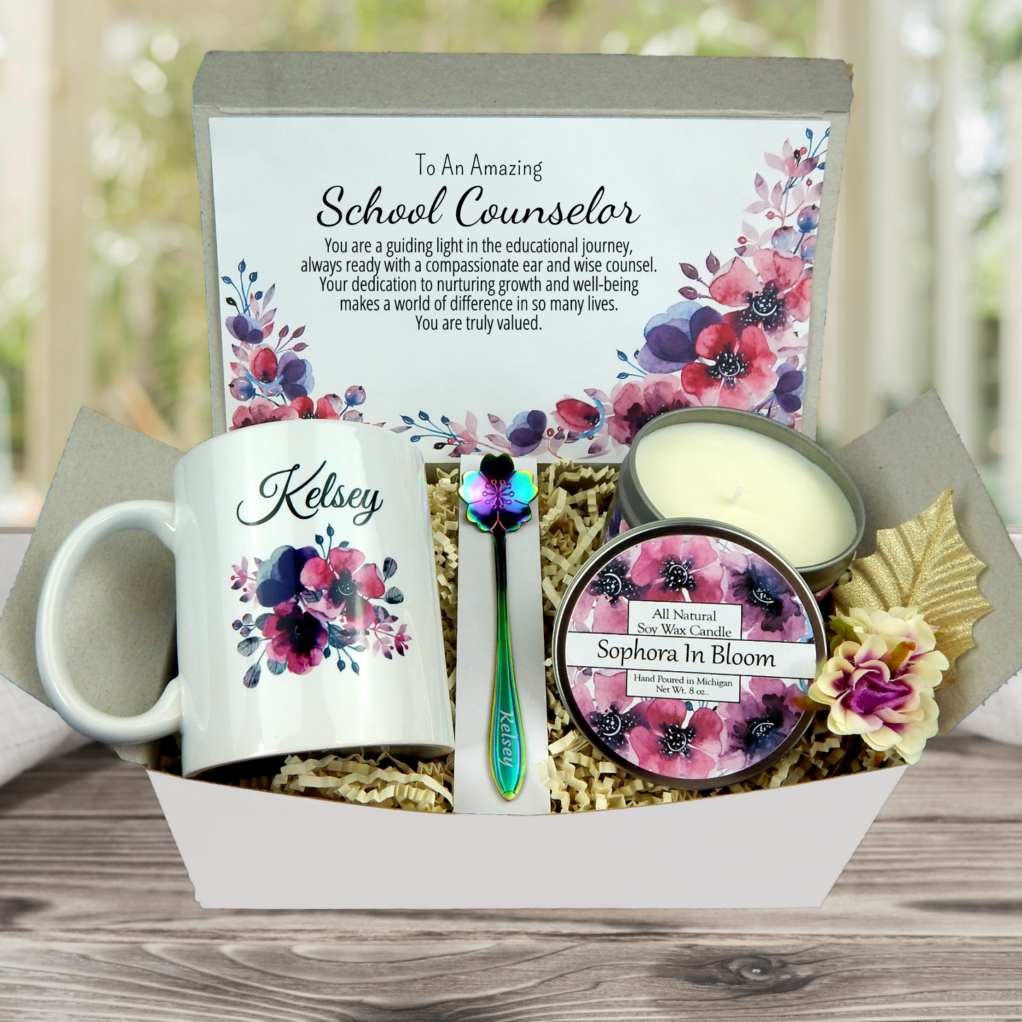 School Guidance Counselor Gift with Meaningful Message and Personalized