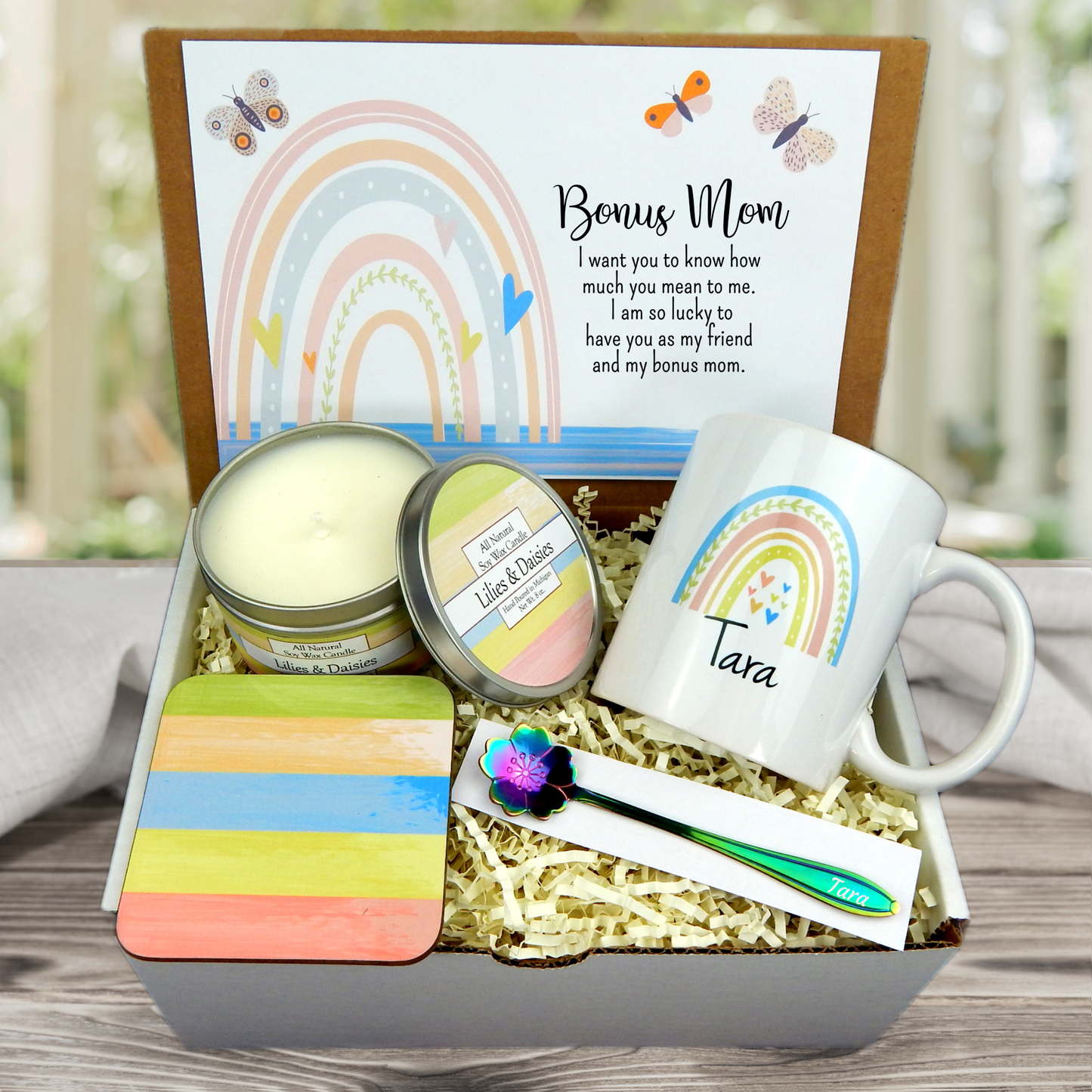 Step Mom Gift Basket - Personalized Gift for Bonus Mom