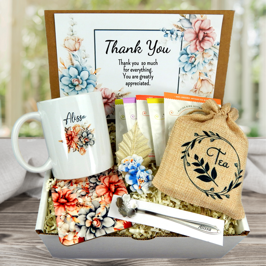 Thank You Gift for Tea Lover - Appreciation Gift with Assorted Tea