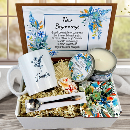 New Beginnings Gift Basket - Gift for Starting Over