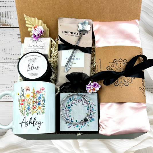 Gift for Sister-In-Law for Birthday - Personalized Spa Gift Basket