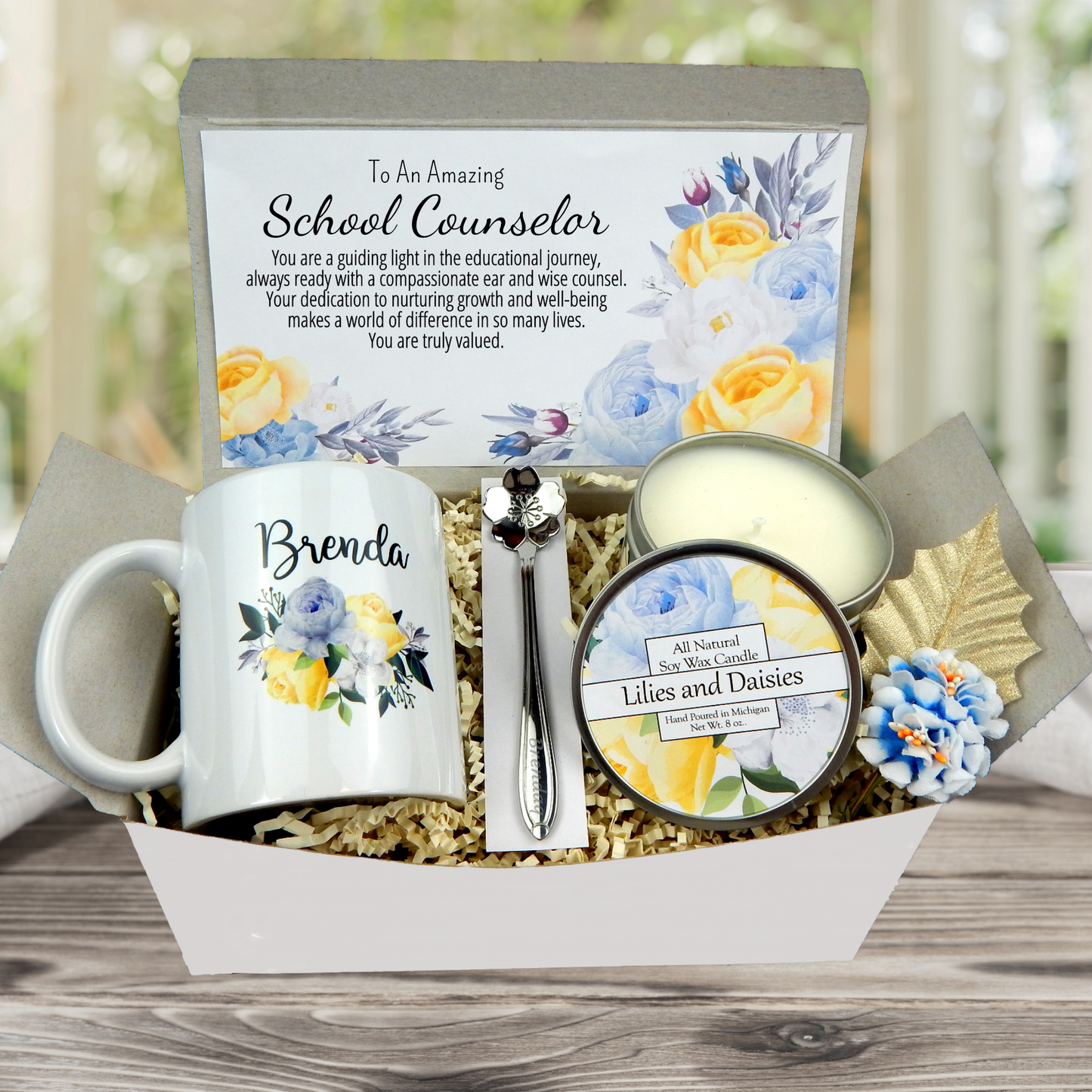 School Guidance Counselor Gift with Meaningful Message and Personalized